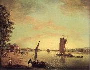 Francis Swaine, Scene on the Thames